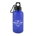 Branded 500ml Sports Bottle with Carabiner Clip in Blue