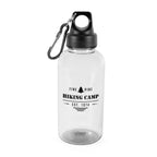 Branded 500ml Sports Bottle with Carabiner Clip in Transparent
