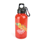 Branded 500ml Sports Bottle with Carabiner Clip
