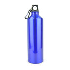 Branded 750ml Glossy Aluminium Sports Bottle with Carabiner