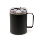 Branded 350ml Stainless Steel Travel Mug with Integrated Handle