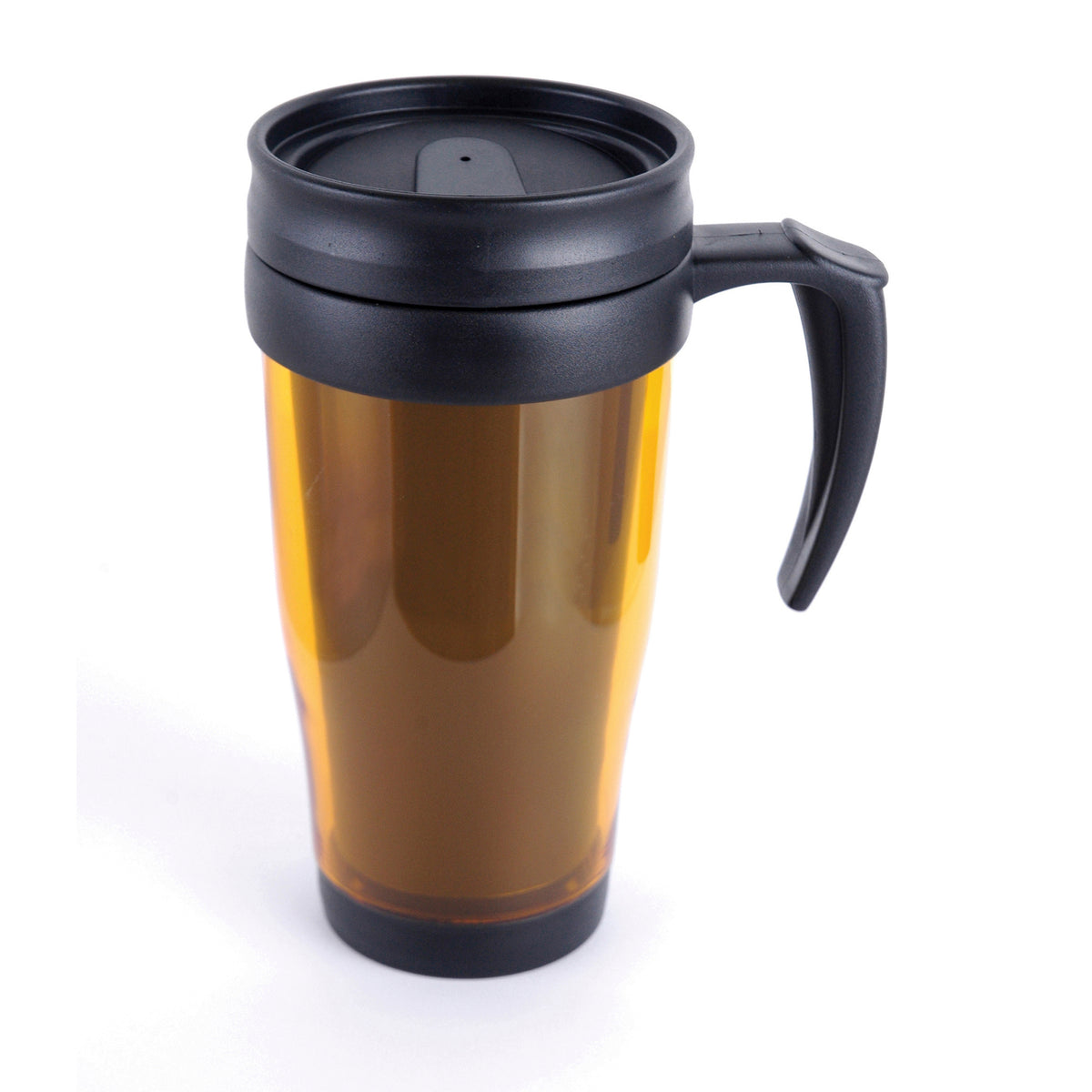 Branded 400ml Translucent Double Walled Travel Mug