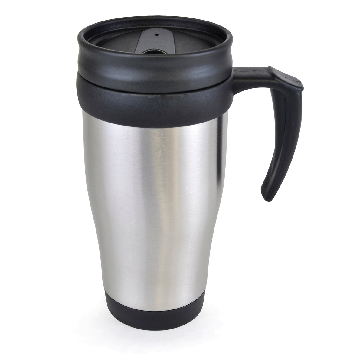 Branded 400ml Stainless Steel Travel Mug with Slide Cover