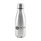 Branded 500ml Stainless Steel Bottle with Coloured Body in Silver