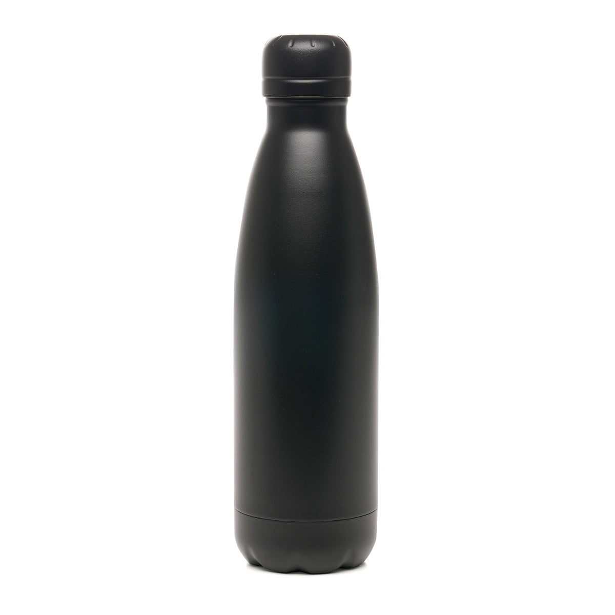 Branded 500ml Double-Walled Matte Bottle with Coloured Lid