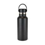 Branded 500ml Double-Walled Steel Bottle with Silicone Handle
