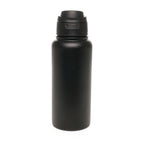 Branded 1 Litre Recycled Steel Bottle with Flip-Top Sipper