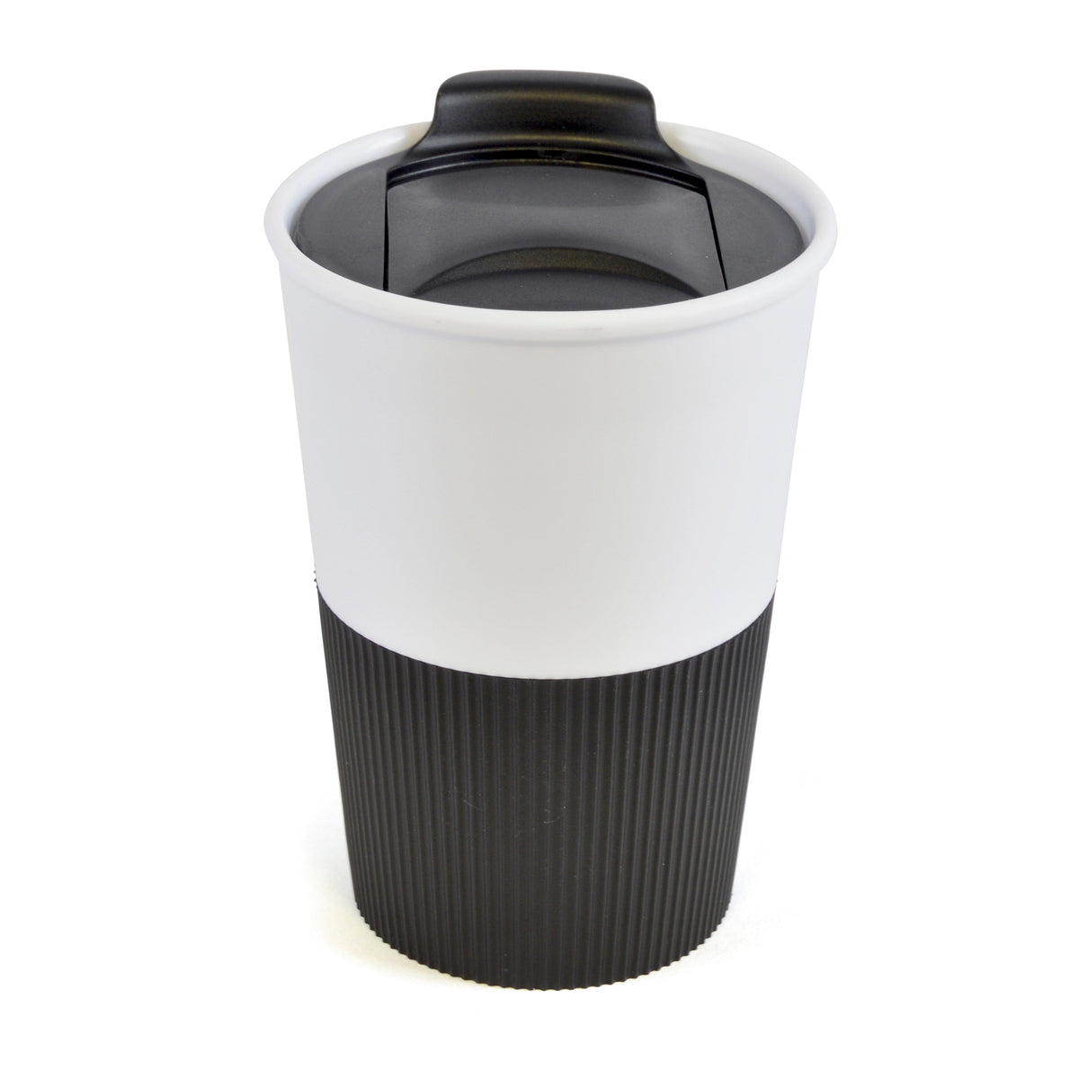 Branded 330ml Take Out Mug with Rubber Grip