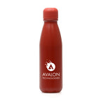 Branded 550ml Powder-Finish Aluminium Drinks Bottle in Red