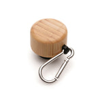 Branded 400ml Recycled Aluminium and Bamboo Drinks Bottle