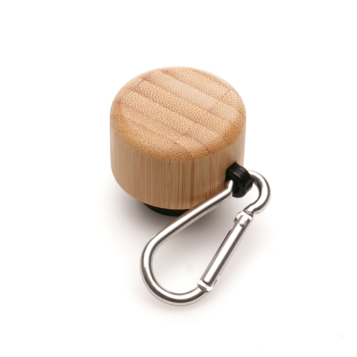 Branded 400ml Recycled Aluminium and Bamboo Drinks Bottle