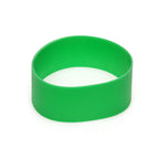 Branded Silicone Grip for Take Out Mugs in Green