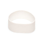 Branded Silicone Grip for Take Out Mugs in White