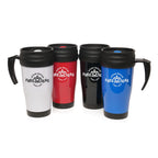 Branded 400ml Recycled PP Double Walled Travel Mug