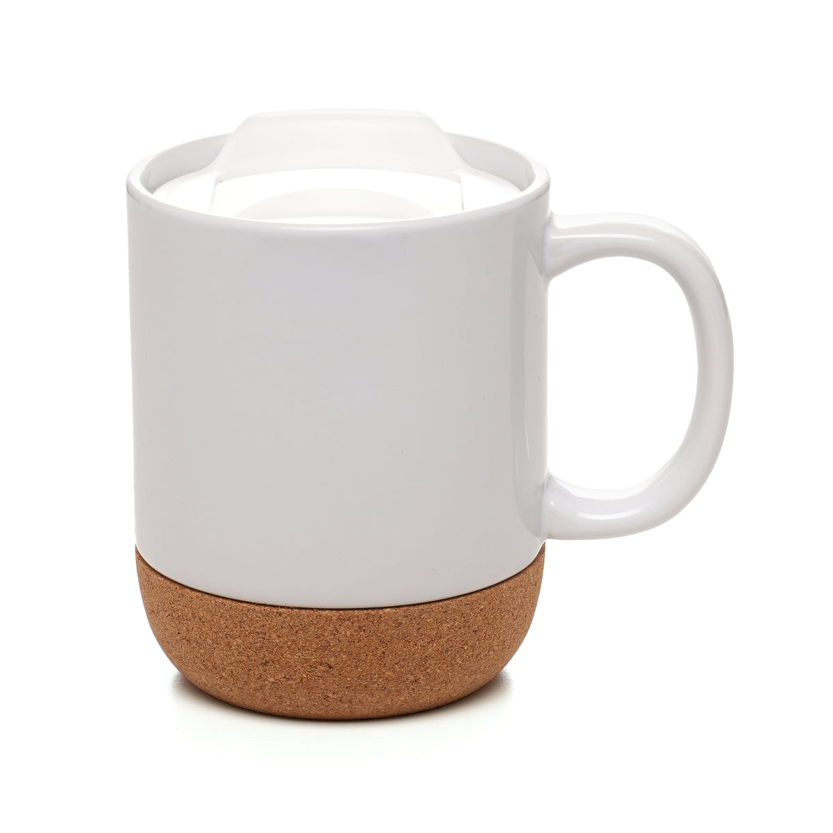 Branded 400ml Full Colour Ceramic Mug with Cork Base