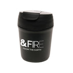 Branded 300ml Recycled Stainless Steel Vacuum Tumbler in Black