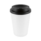 Branded 350ml Frosted White Take Out Mug with Sipper