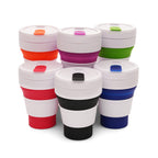 Branded 355ml Collapsible Silicone Take Out Cup