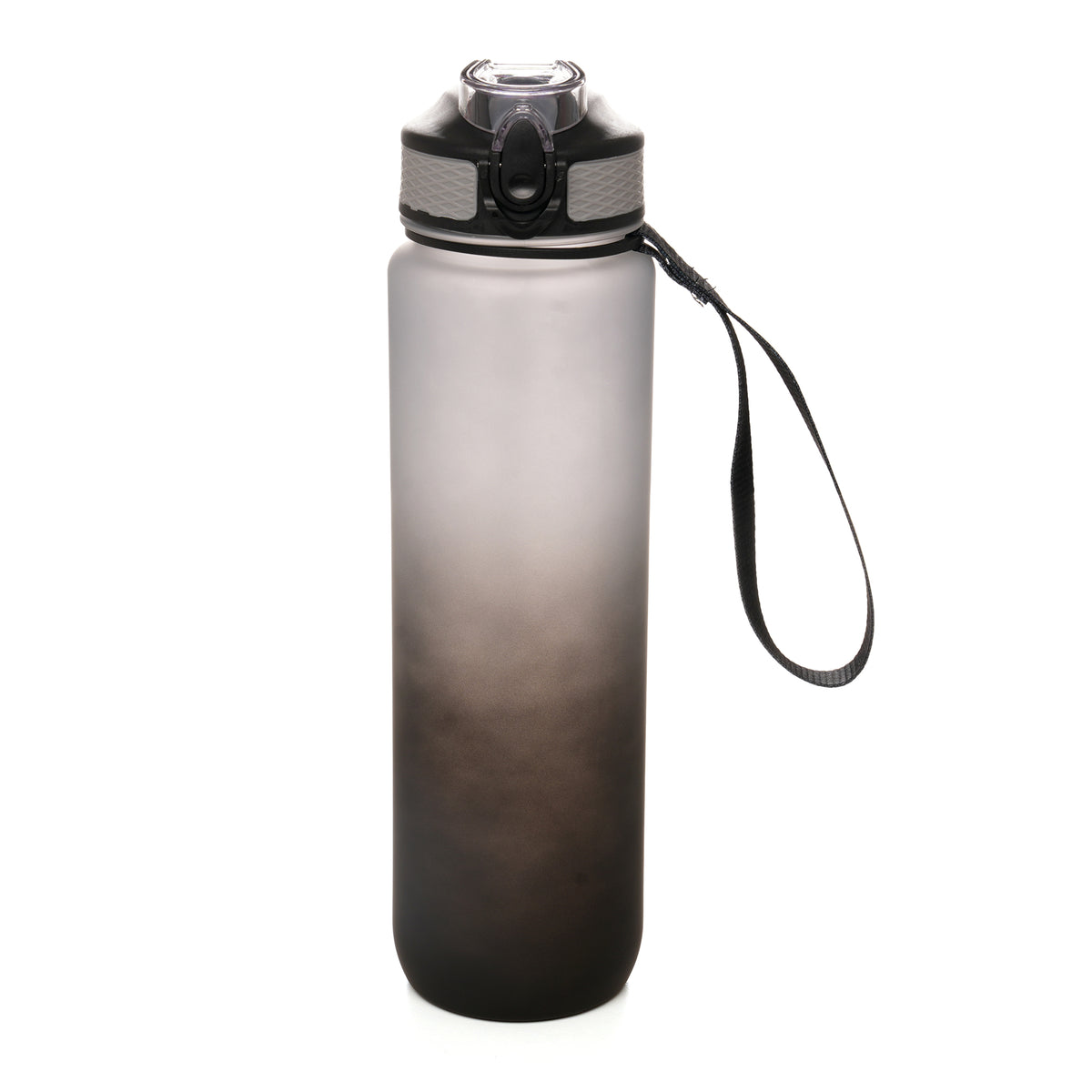 Branded 1 Litre Ombre Bottle with Sipper and Carry Strap