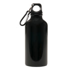 Branded 400ml Recycled Aluminium Sports Bottle with Carabineer