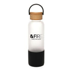 Branded Frosted Water Bottle with Handle