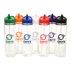 Branded 725ml Recycled RPET Bottle with Sipper