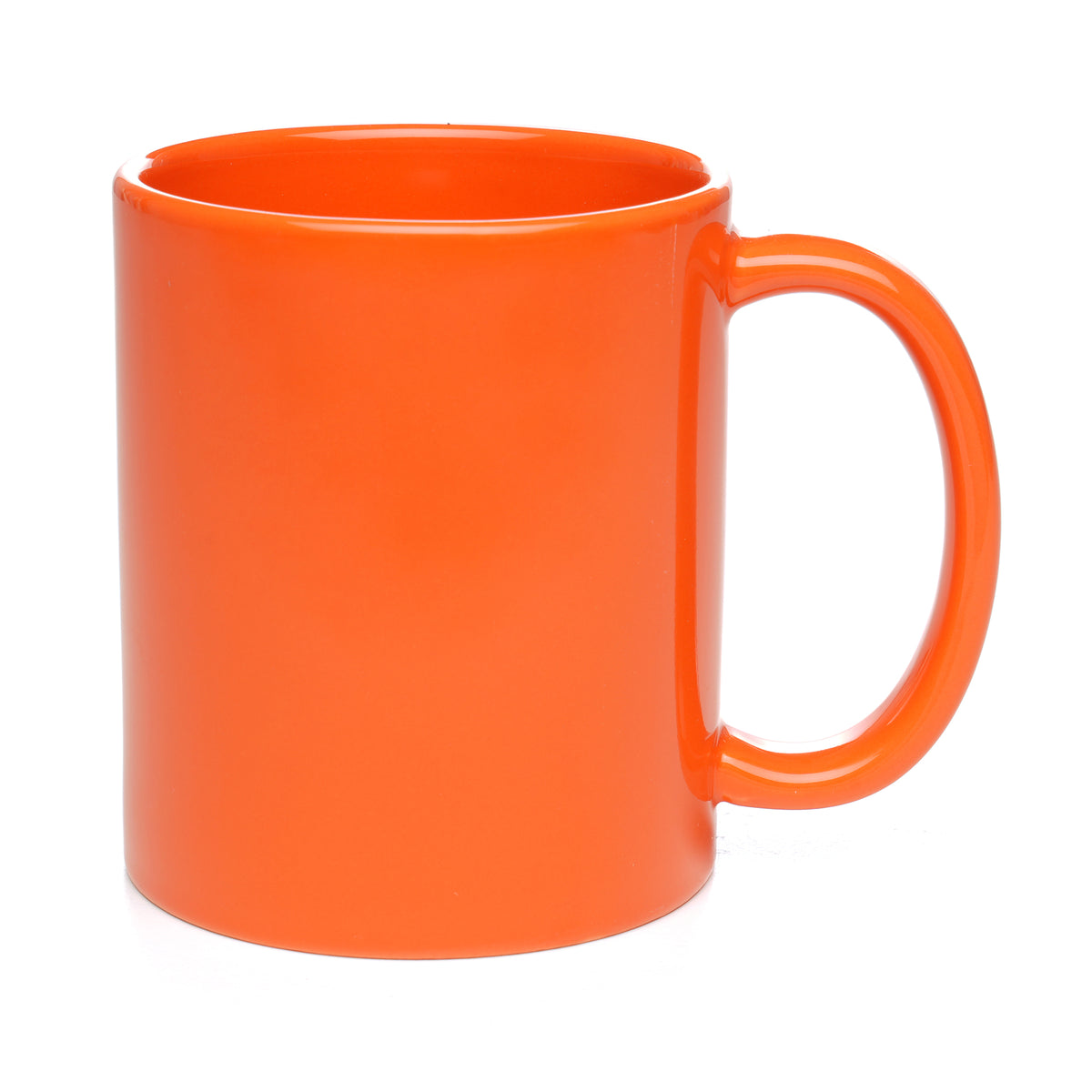 Branded 11oz Coloured Gloss Ceramic Mug