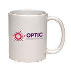 Branded 11oz White Gloss Ceramic Mug