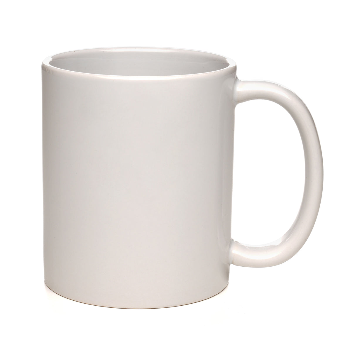 Branded 11oz White Gloss Ceramic Mug