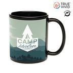 Branded 11oz Black Gloss Full Colour Ceramic Mug