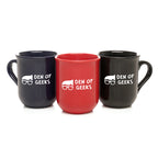 Branded 9oz Bell Shaped Ceramic Mug