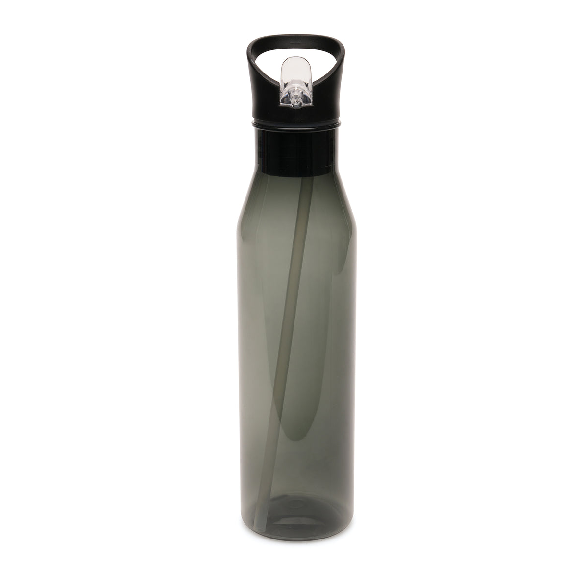 Branded 720ml RPET Bottle with Straw and Handle