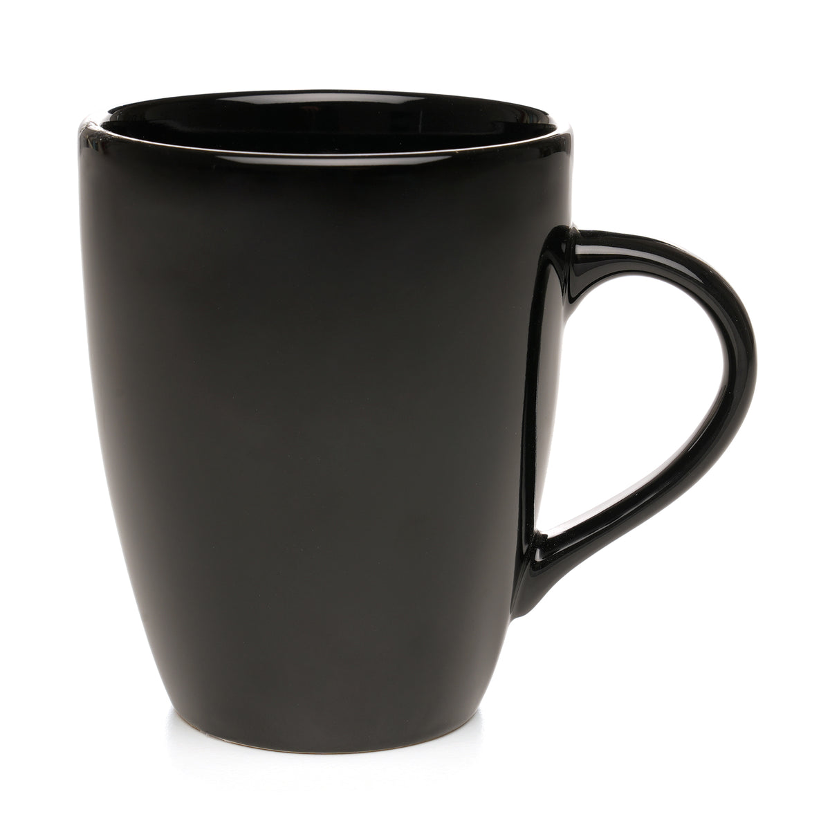 Branded 400ml Tall Coloured Gloss Ceramic Mug