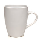 Branded 400ml Tall White Gloss Ceramic Mug