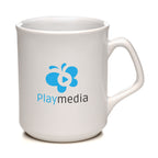 Branded 9oz Classic White Gloss Ceramic Mug
