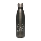 Branded 500ml Recycled Stainless Steel Insulated Bottle in Gun Metal