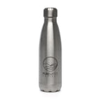 Branded 500ml Recycled Stainless Steel Insulated Bottle in Silver