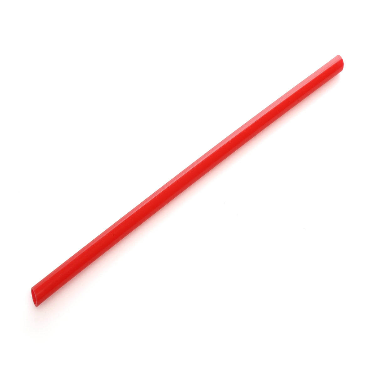 Branded Recycled Plastic Reusable Bottle Straw in Red