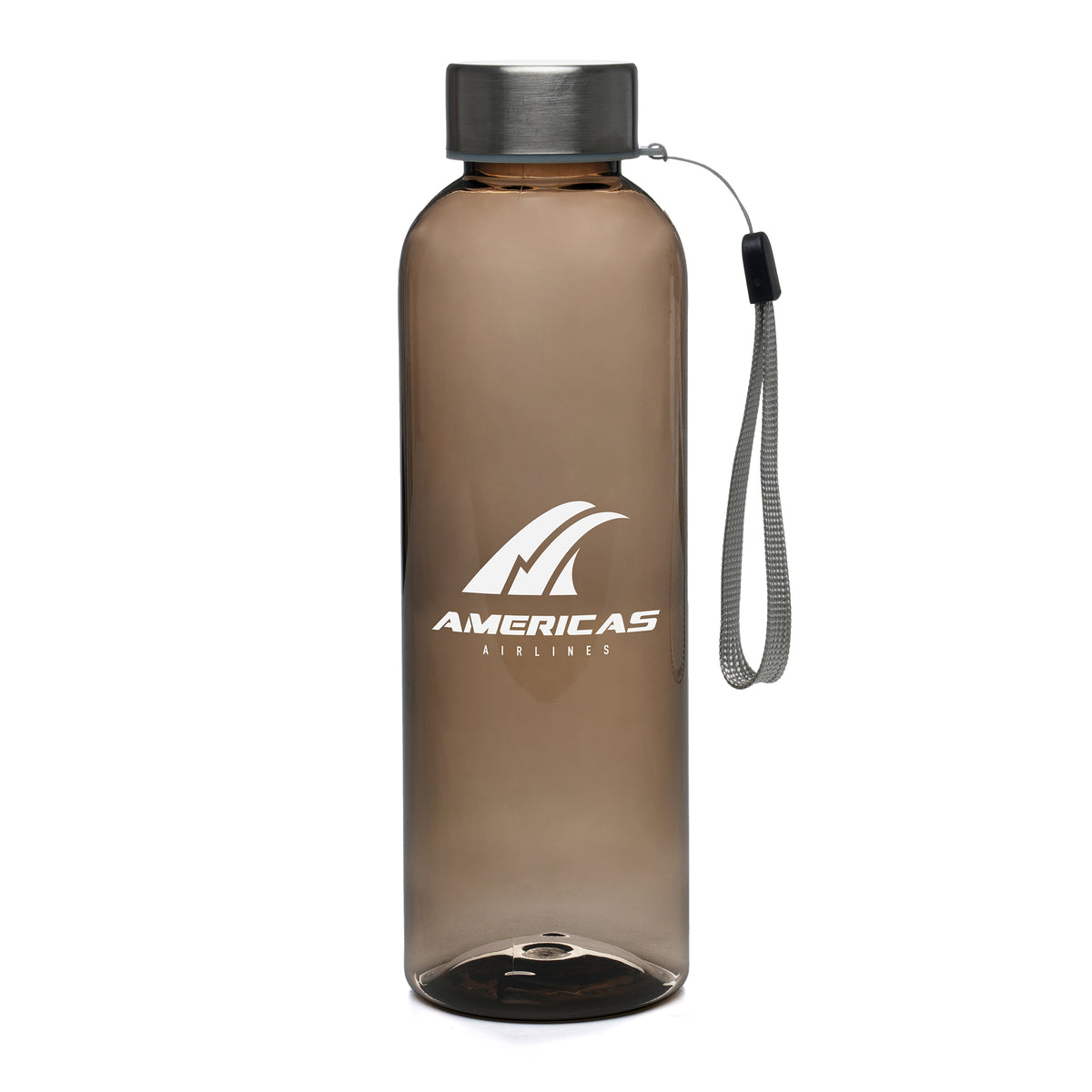 Branded 550ml RPET Bottle with Silver Screw Lid