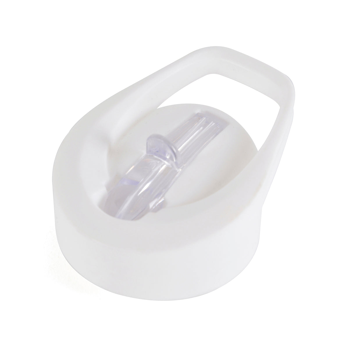 Branded 550ml Clear PET Sports Bottle with Straw