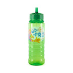 Branded 750ml Translucent Coloured PET Sports Bottle in Green