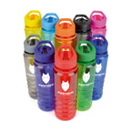 Branded 750ml Translucent Coloured PET Sports Bottle