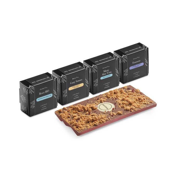 Branded Teas & Chocolate Bar Gift Box