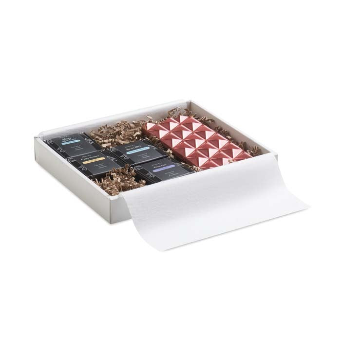 Branded Teas & Chocolate Bar Gift Box