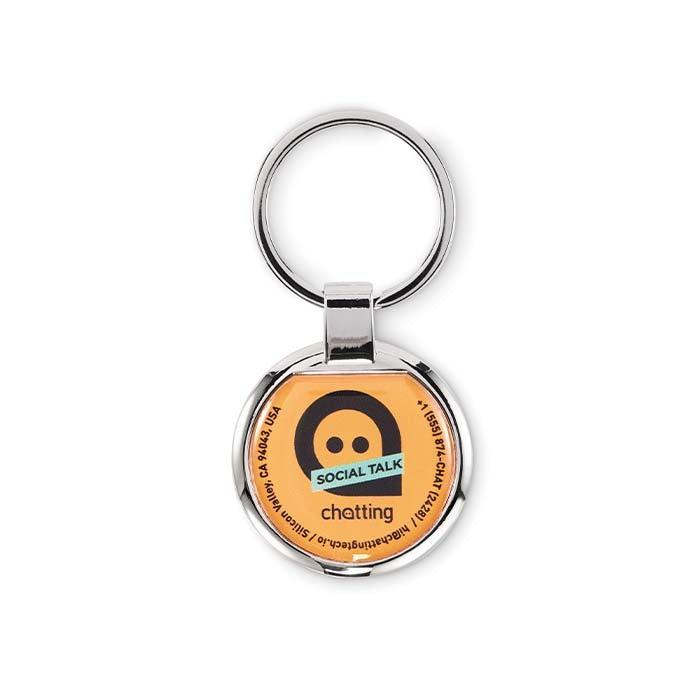 Custom Metal Domed Keyrings