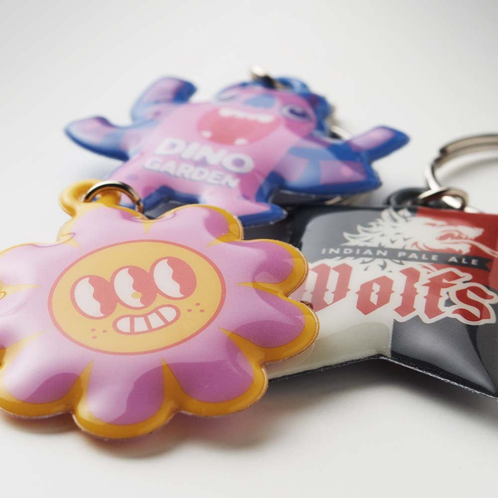 Custom Full Colour Filled Soft Keyring