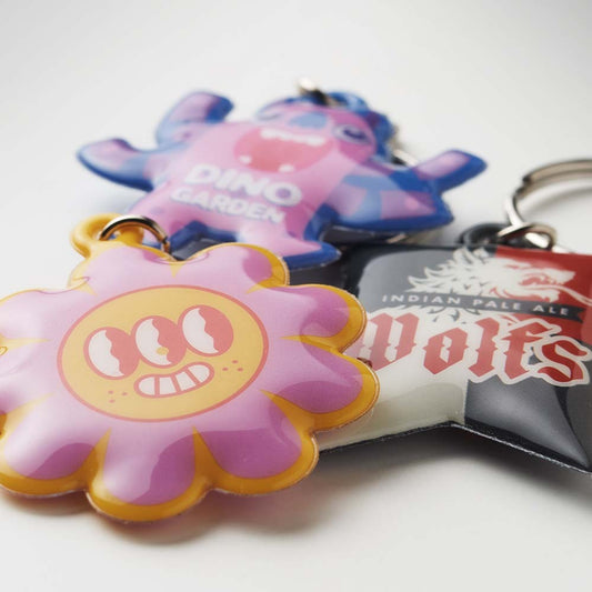 Custom Full Colour Filled Soft Keyring