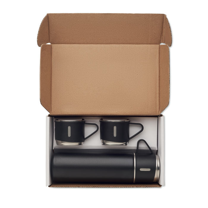 Black Stainless Steel Insulated Flask