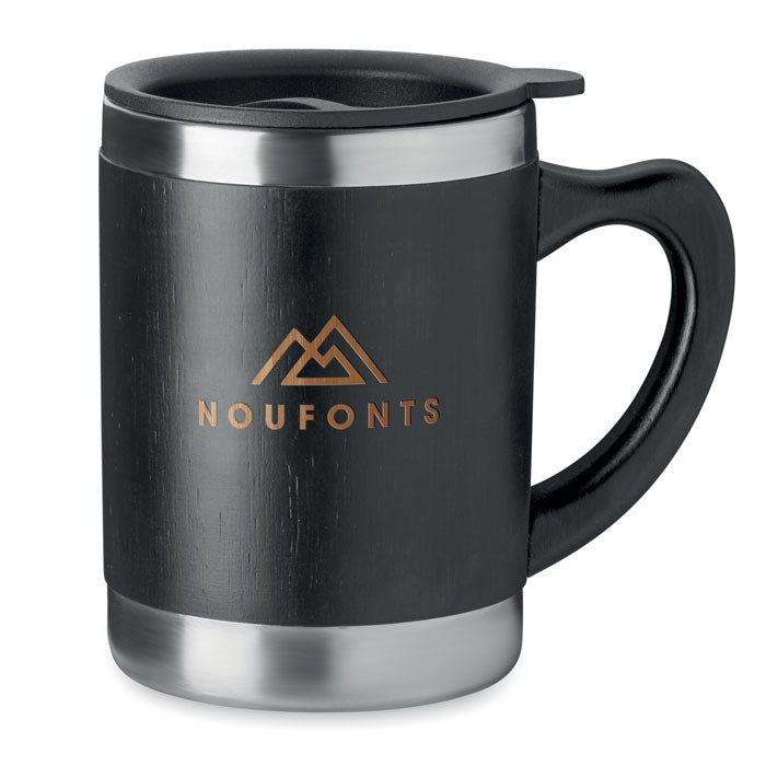Branded Bamboo Travel Mug