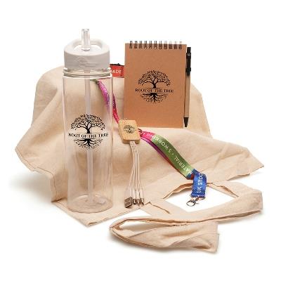 Cotton Shopper Gift Set - White Lid